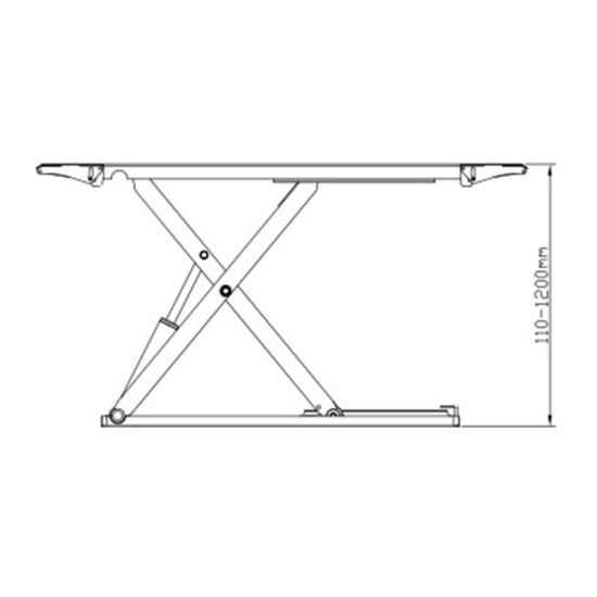 Podnośnik nożycowy niskiego unoszenia Bestlift N30NE-L